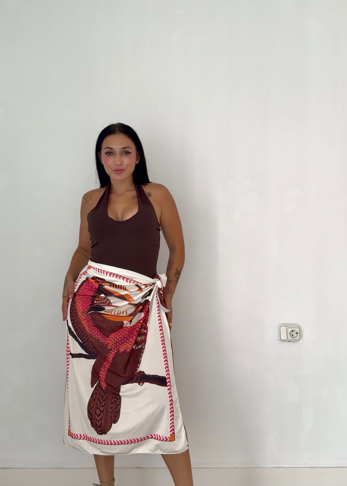 FALDA PAREO MIDI