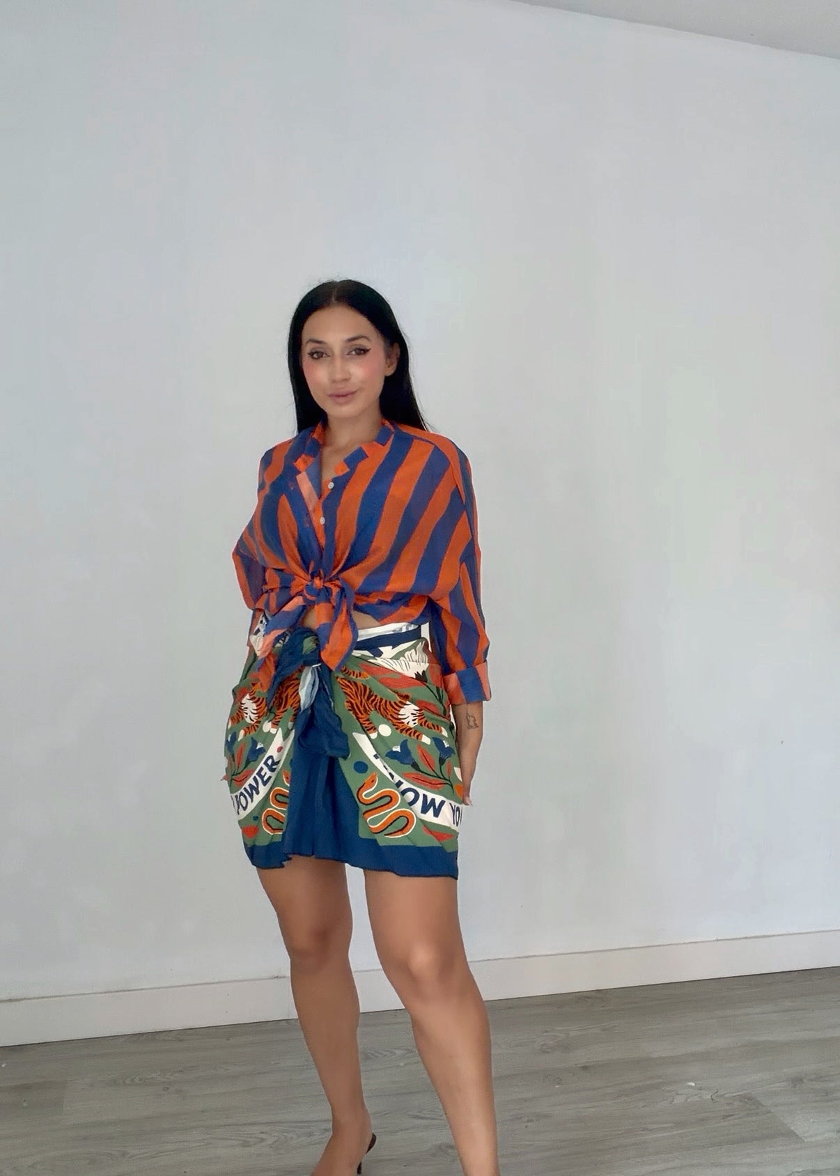 FALDA PAREO MIDI
